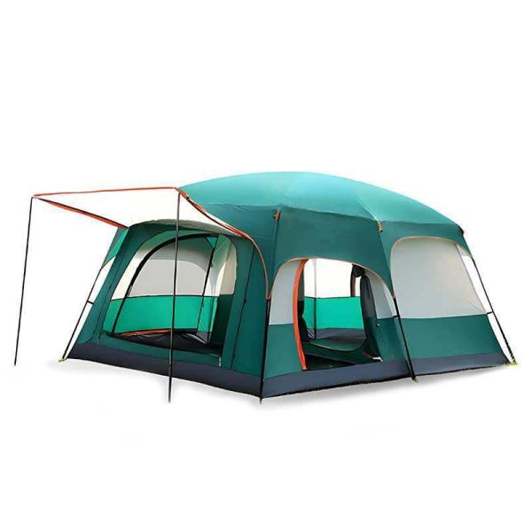 Oversize Automatic Family Cabin Tent with Porch