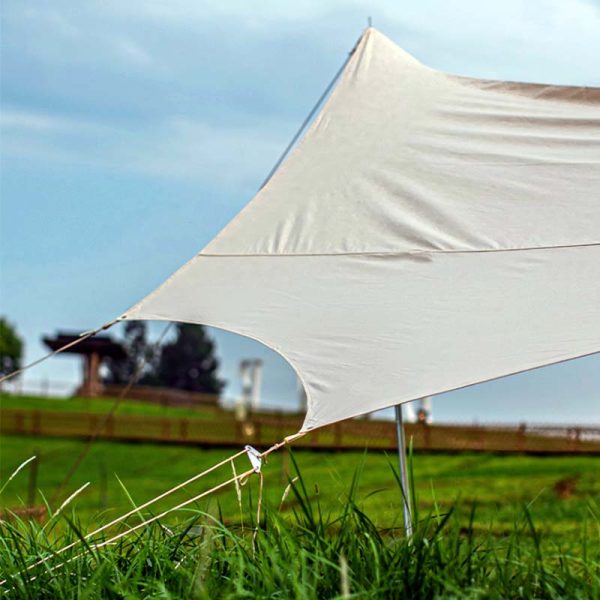 Canvas Camping Shelter Sunshade Tarp