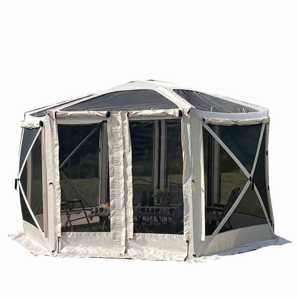 Automatic Hexagonal Screen House Gazebo Tent