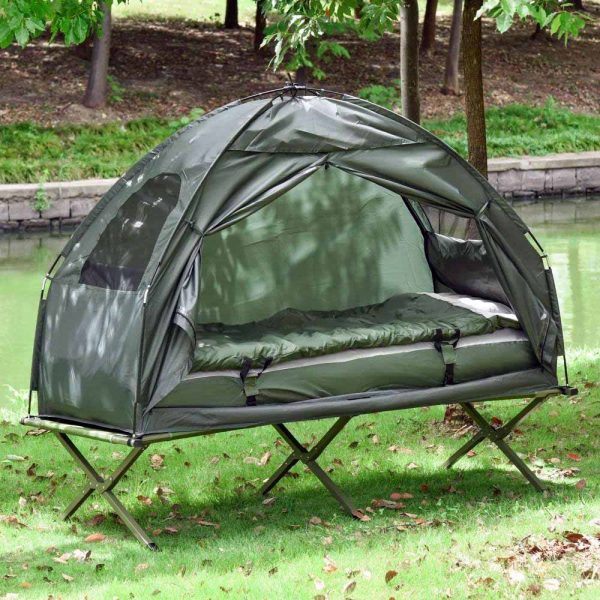 utomatic Camping Cot Stretcher Tent