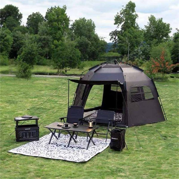 Hexagonal Automatic Vinyl Camping Tent