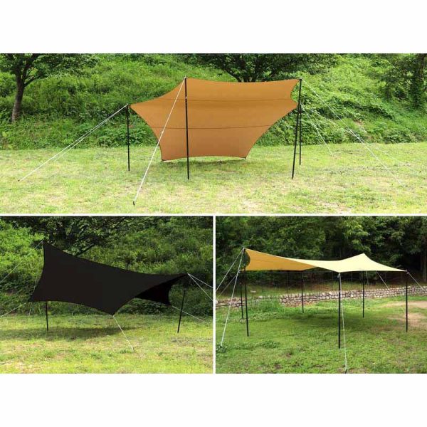 Hexagonal Camping Tarp Sunshade Shelter