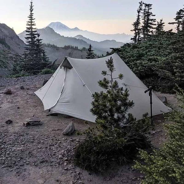 2-Person Ultralight Rodless Backpacking Tent