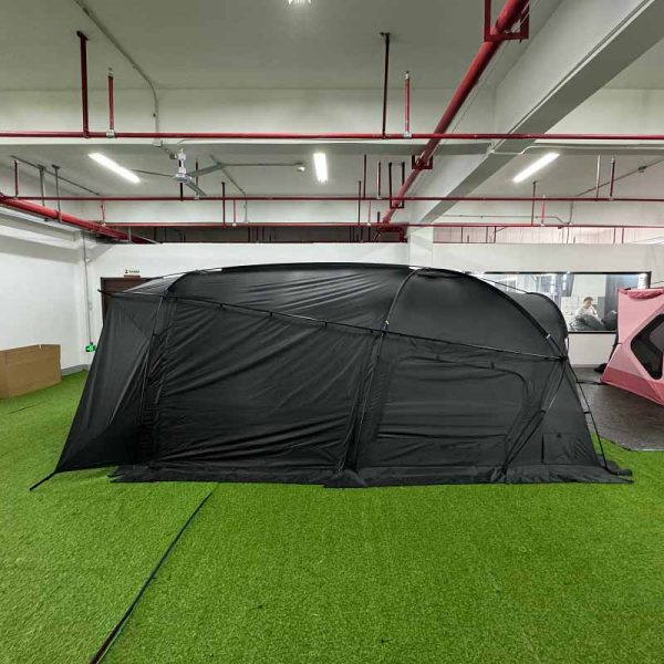 Black Camping Tunnel Tent