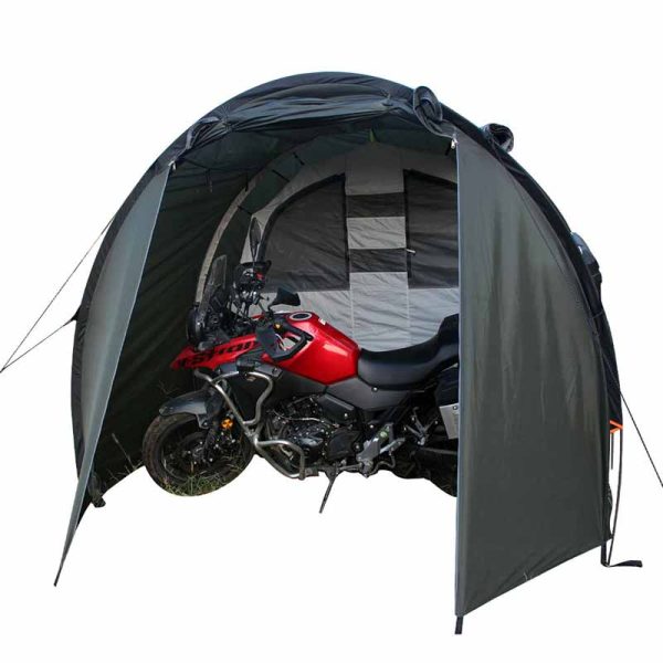 motorcycle shelter tunnel tent 06