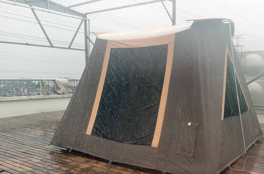 Why Rain Testing is Important in Outdoor Tent Production