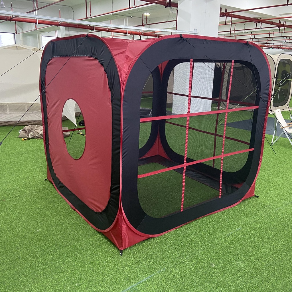 single hole frisbee training tent pop up practice target in factory