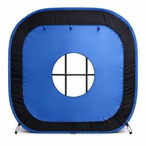 Instant frisbee training tent front view indoor pop-up frisbee practice target