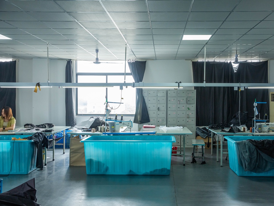 OEM sample development room for custom tent prototyping at NastoCamp