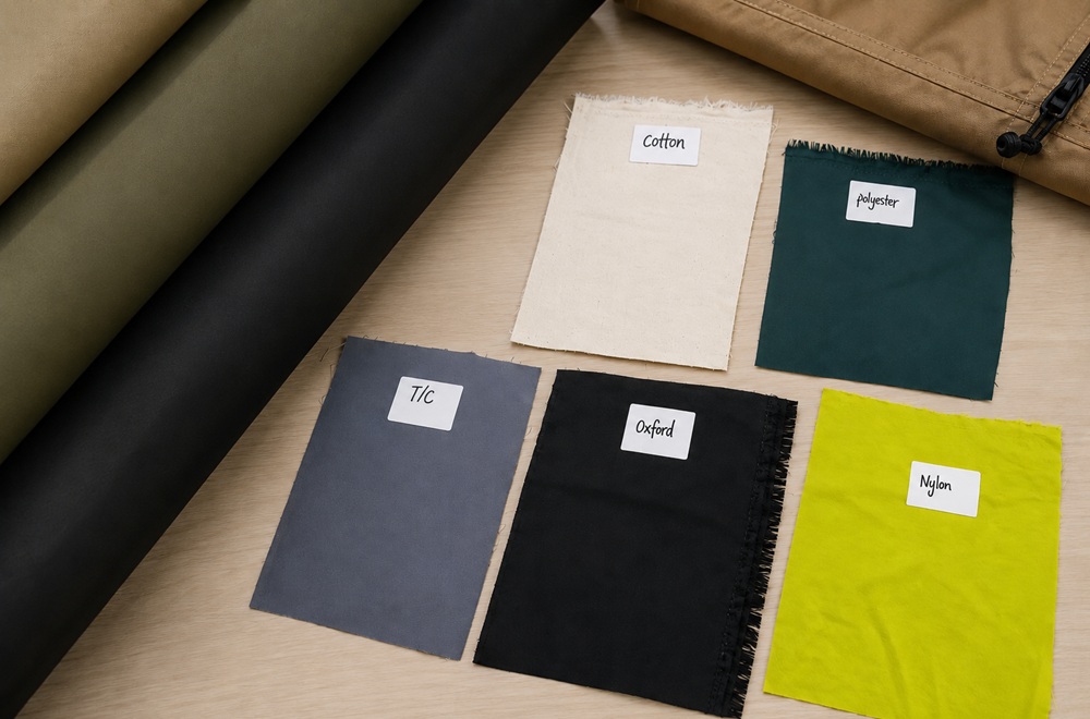 Comparison of cotton, polyester, TC, Oxford, and nylon tent fabrics used in OEM camping tent manufacturing