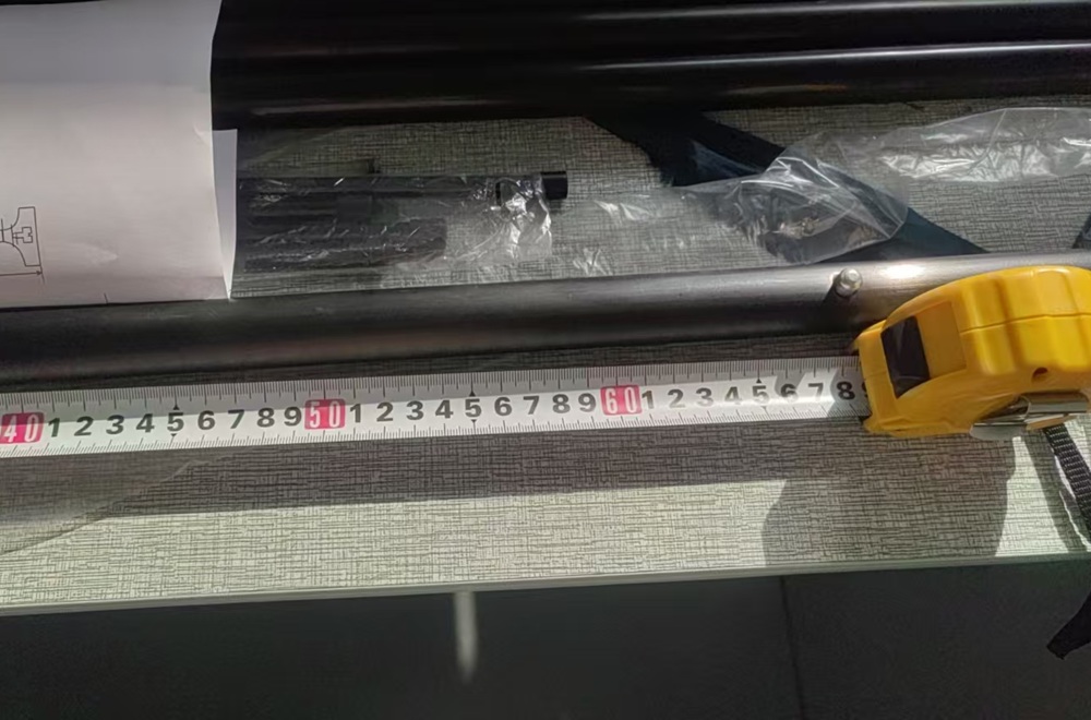 OEM aluminum tent pole length inspection during quality control