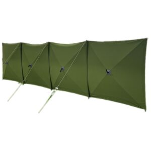 NC-TO-0001 portable camping windbreak with foldable 4-panel outdoor wind wall design