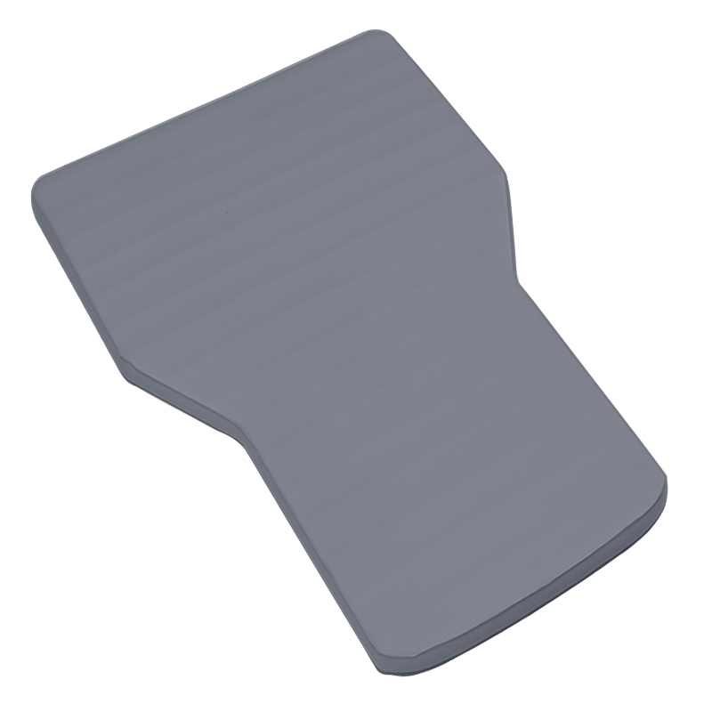 Gray custom color self-inflating car camping mattress for road trips and vehicle camping