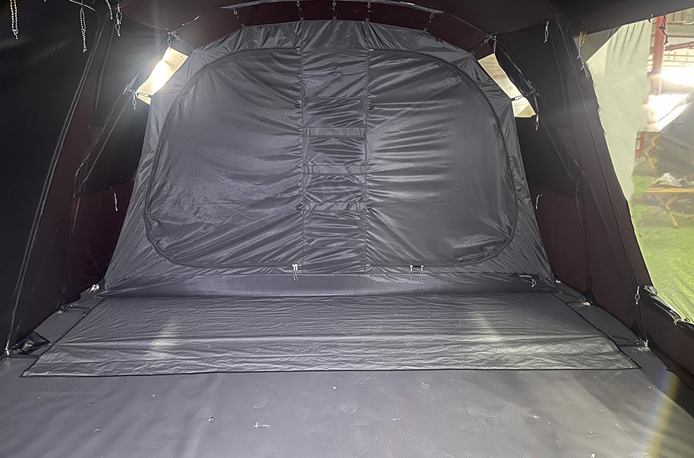 Large tent floor system designed for extended outdoor use