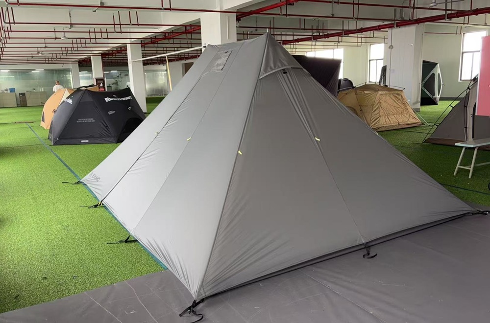 Lightweight technical tent sample developed for weight-sensitive outdoor applications