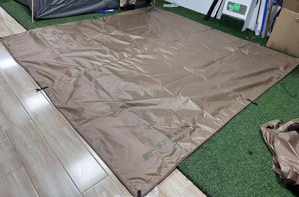 Tent floor material system prepared for OEM camping tent production
