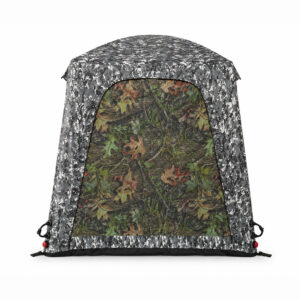 NC-SU-0027 inflatable fishing tent with camouflage blackout fabric