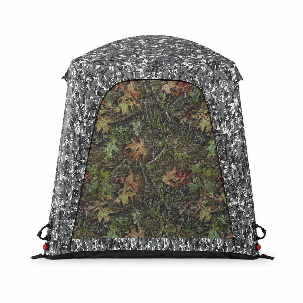 NC-SU-0027 inflatable fishing tent with camouflage blackout fabric
